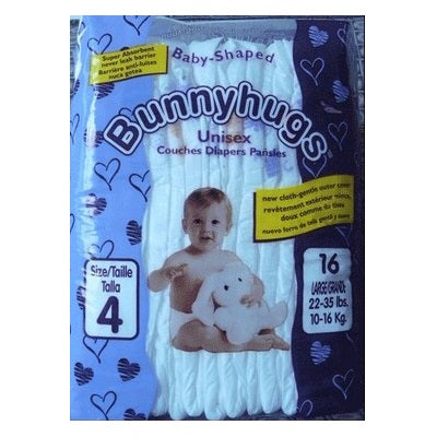 BUNNY HUGS DIAPERS LARGE SIZE 4