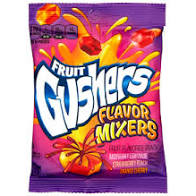 PEG BAG FRUIT GUSHERS FLAVOR MIXERS