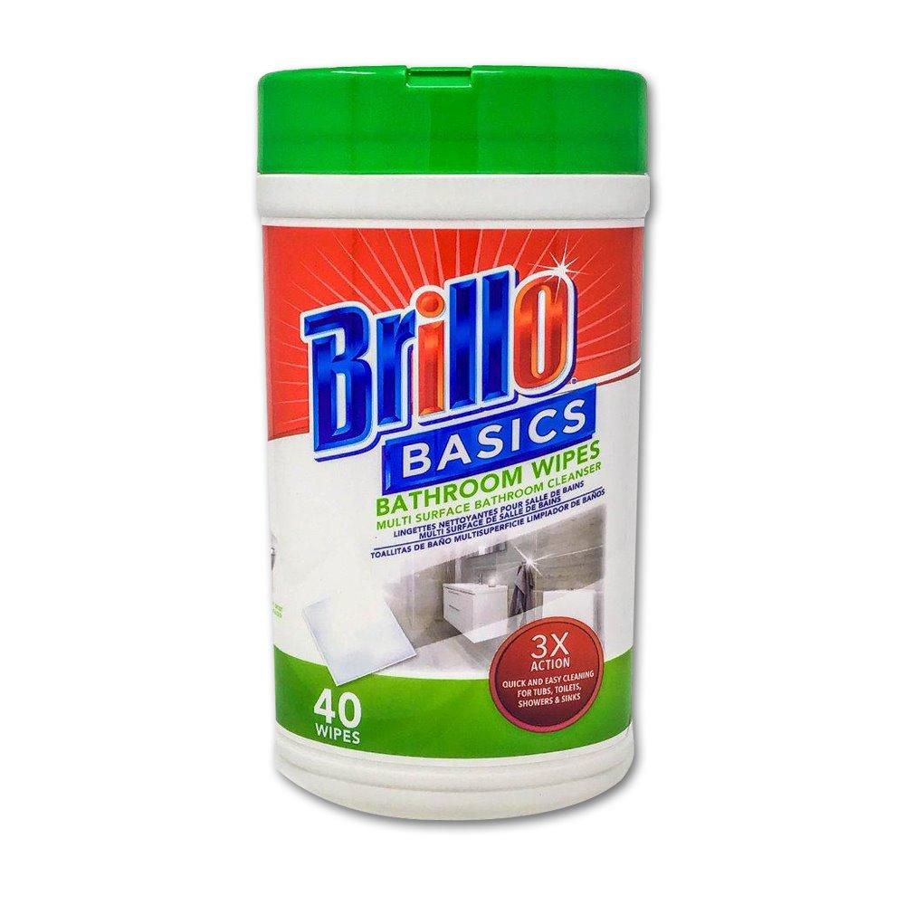 BRILLO WIPES BATHROOM CLEANER