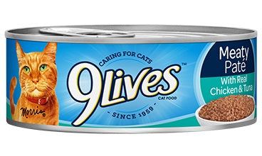 NINE LIVES MEATY PATE CHICKEN DINNER