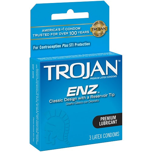 TROJAN CONDOMS BLUE