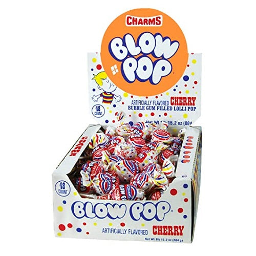 CHARMS BLOW POPS CHERRY