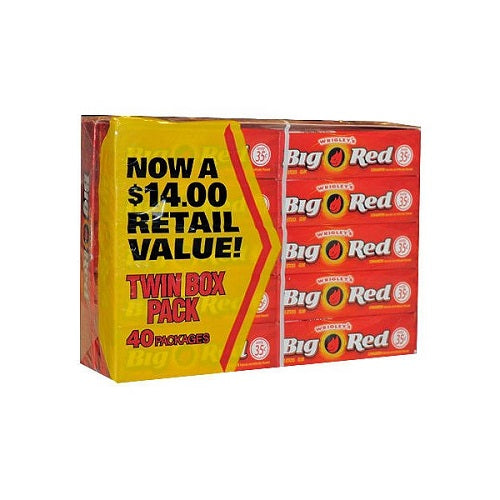 WRIGLEY GUM TWIN BOX BIG RED