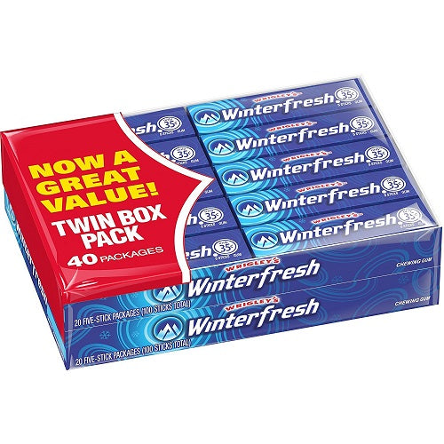 WRIGLEY GUM TWIN BOX WINTERFRESH