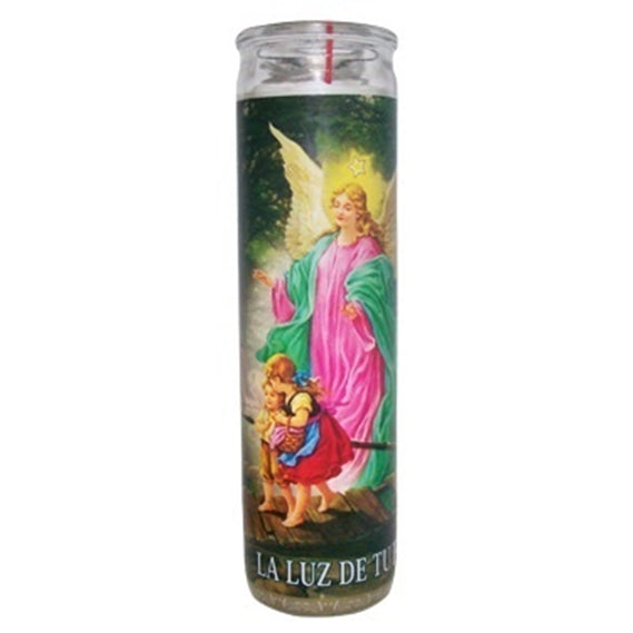 RELIGIOUS CANDLE GUARDIAN ANGEL (ANGEL DE LA GRADA)