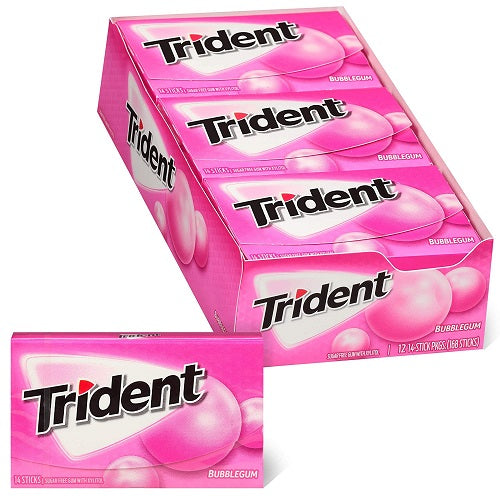 TRIDENT GUM BUBBLEGUM