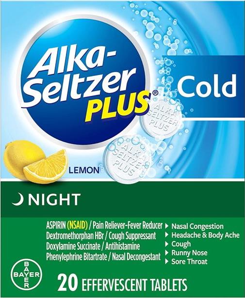ALKA SELTZER NIGHT 20CT