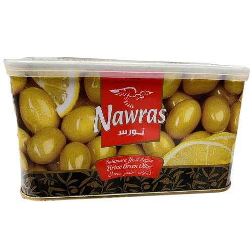 NAWRAS OLIVES BRINE GREEN (COCKTAIL) 700GR